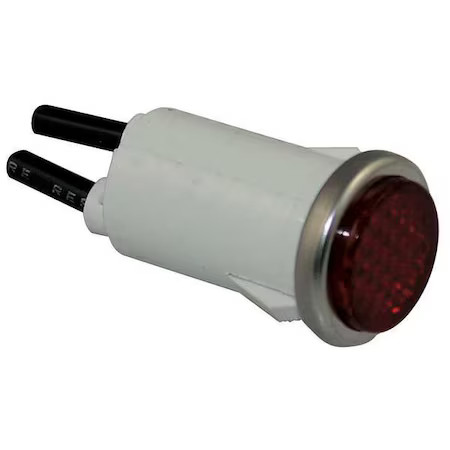 Dayton 22Ny44 Flush Panel Light, Red, 24 V Ac/Dc