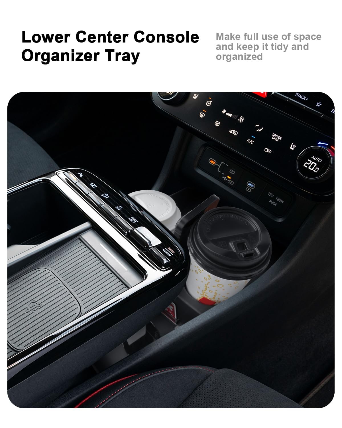 2026 Tucson Center Console Organizer Set DoubleLayer Armrest & Tray