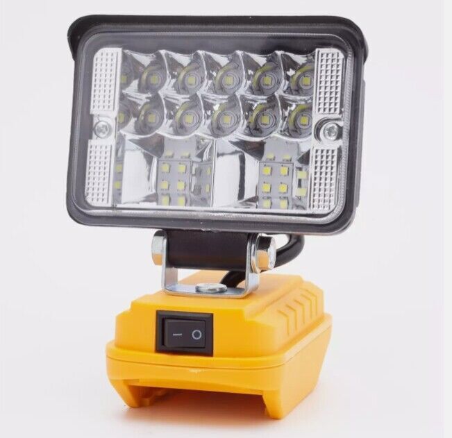 LED Work Light For Dewalt 20V MAX Portable Outdoor Flood Light Torch Flashlight
