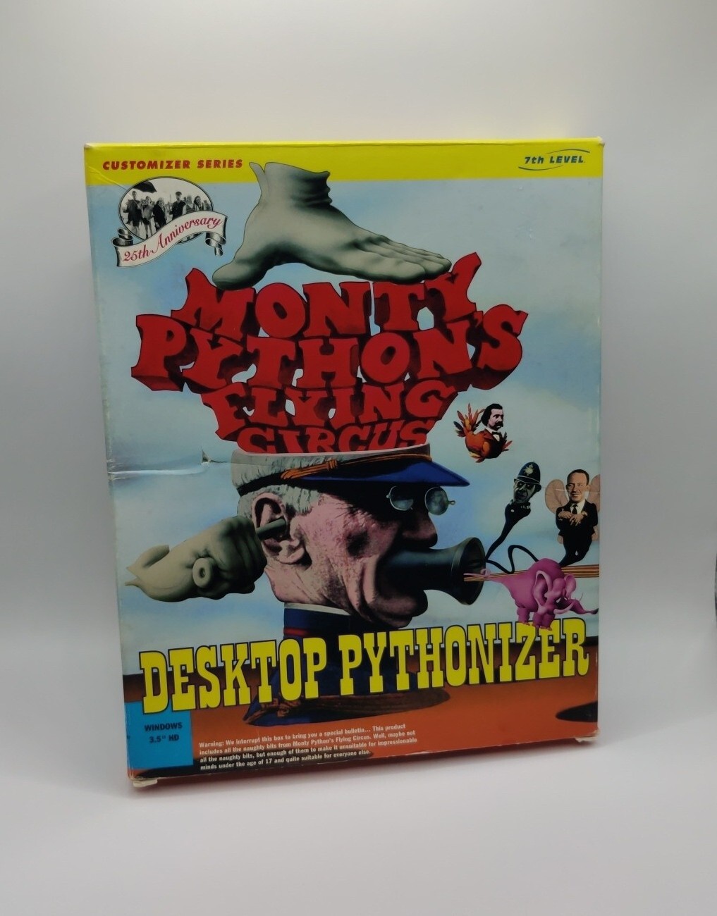 Monty Pythons Flying Circus Desktop Pythonizer PC 3.5'' Big Box Vtg Software