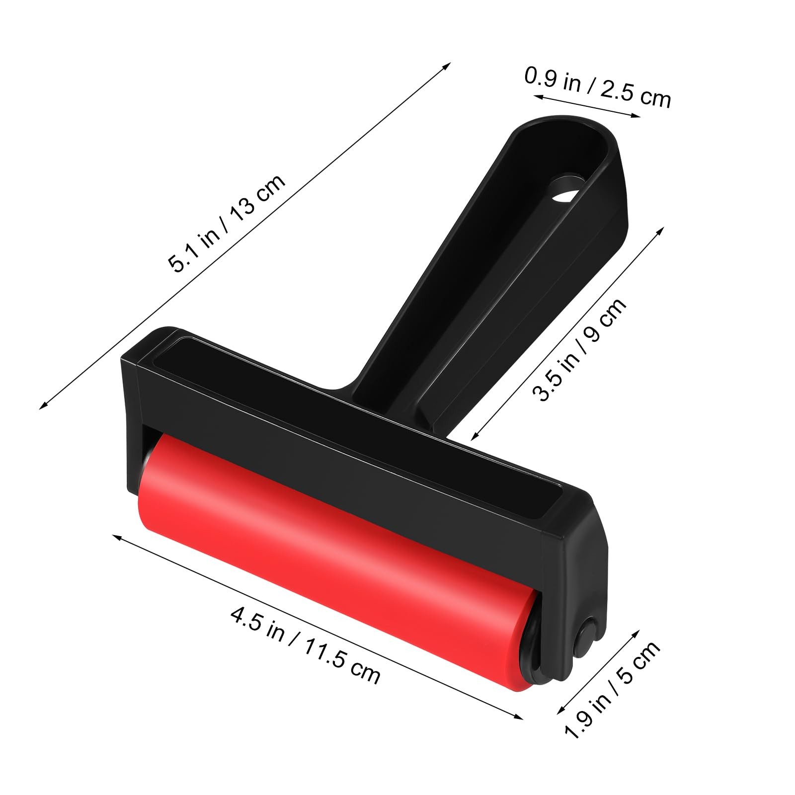 10 Pcs Diamond Drawing Rollers Soft Rubber Brayer Rollers for Crafting Art Su...