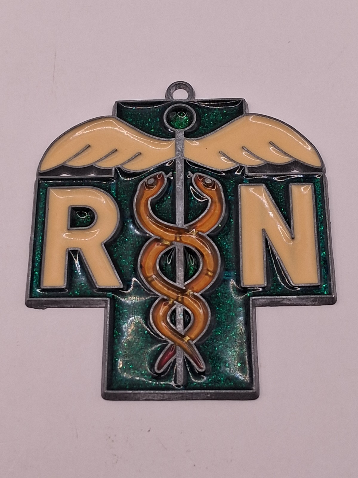 Vintage Suncatcher RN Registered Nurse Medical Window Decor Ornament