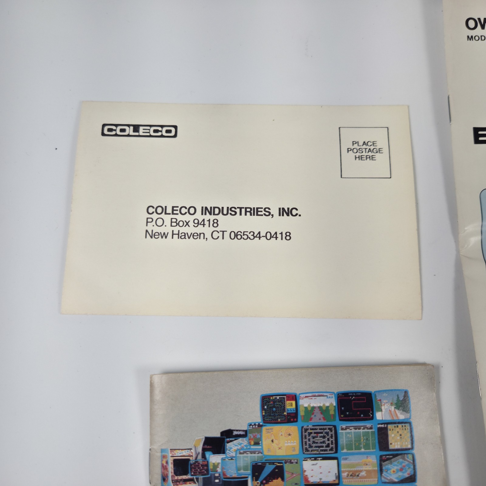 Coleco Vision Misc Manuals and Inserts