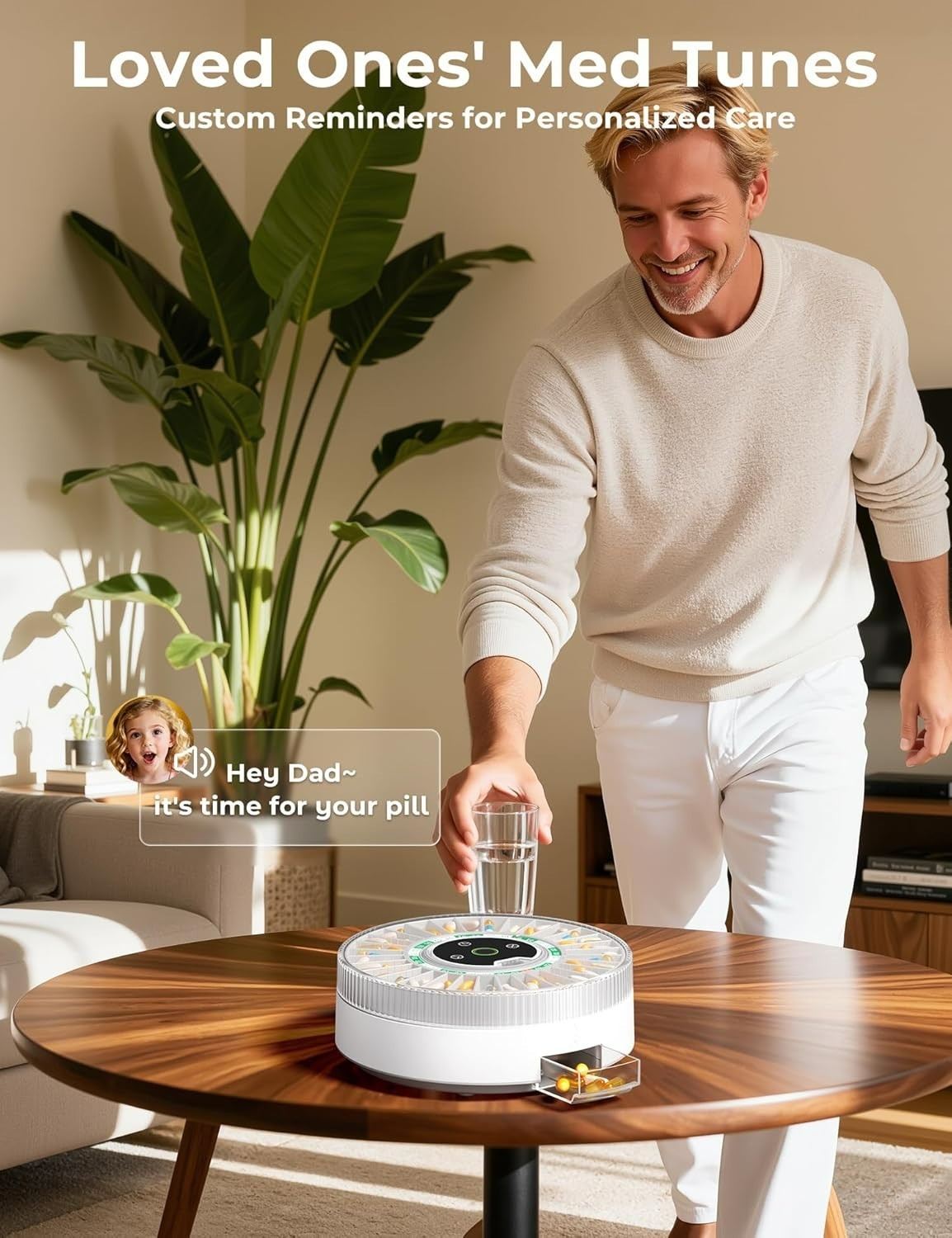 Betife Automatic Pill Dispenser for Elderly with Alarm – 31-Day