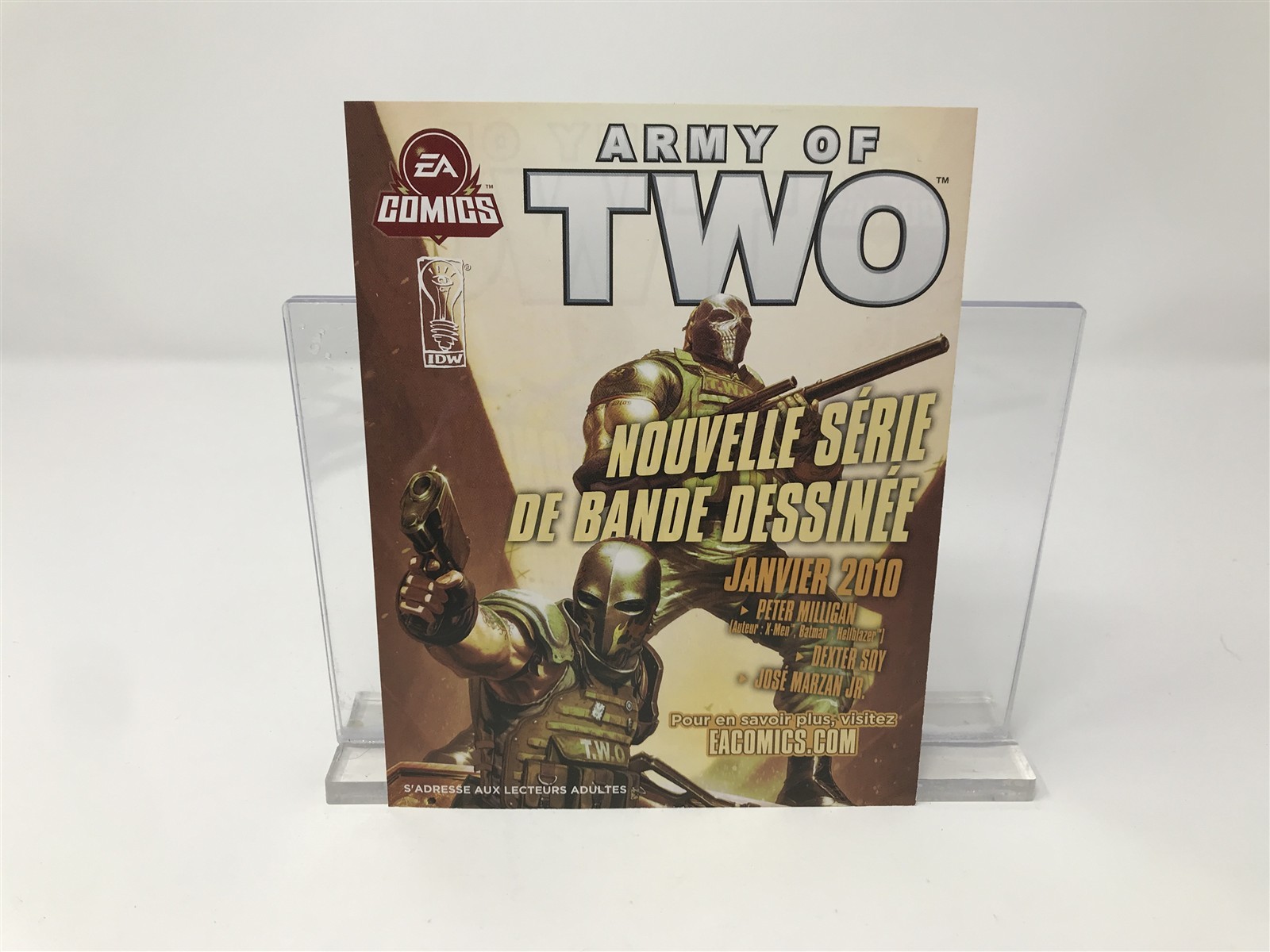Army of Two 40th Day - Sony Playstation 3 PS3 - English and French Insert Only