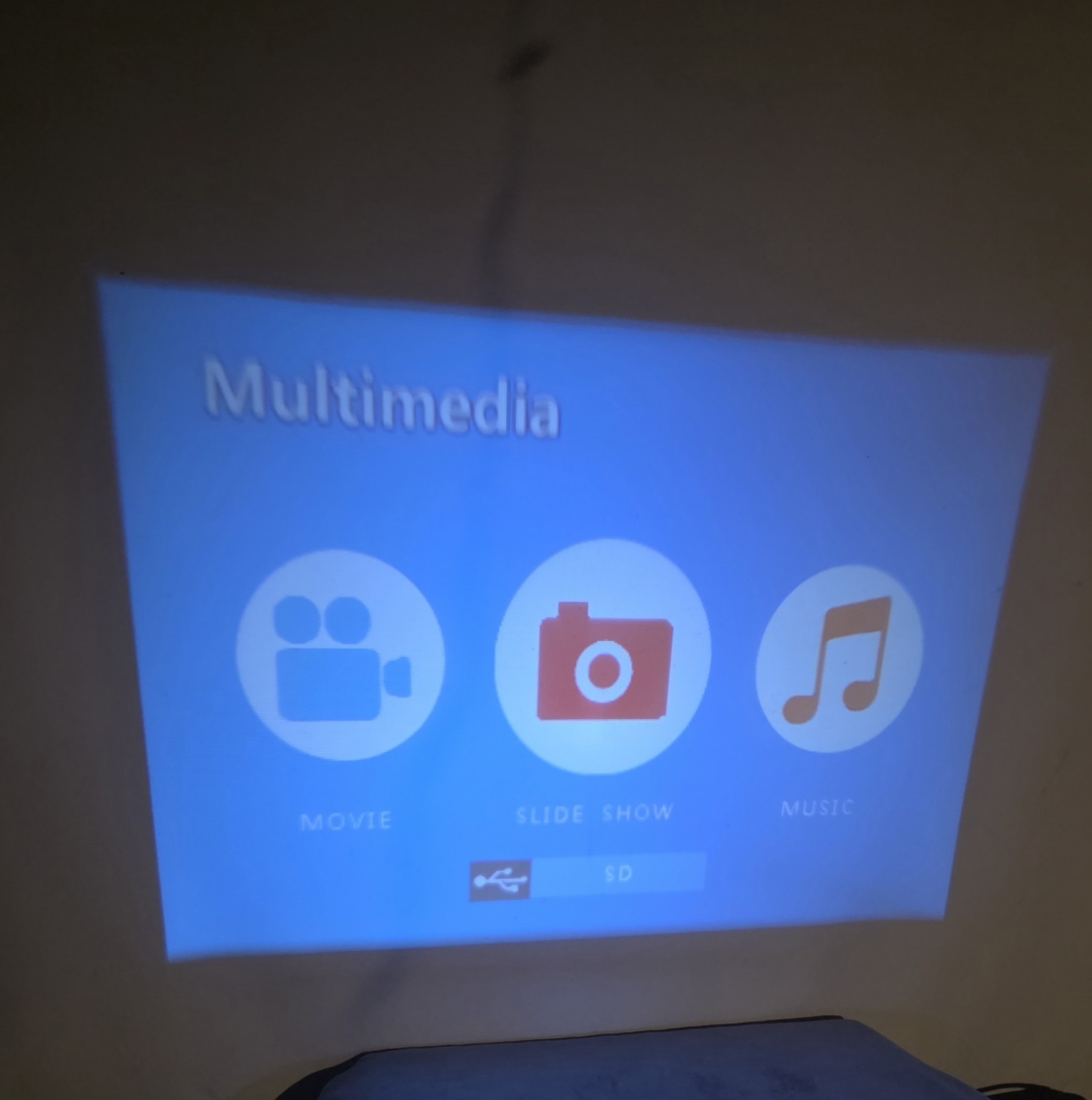 Window FX LED Projector w/ USB & SD Inputs