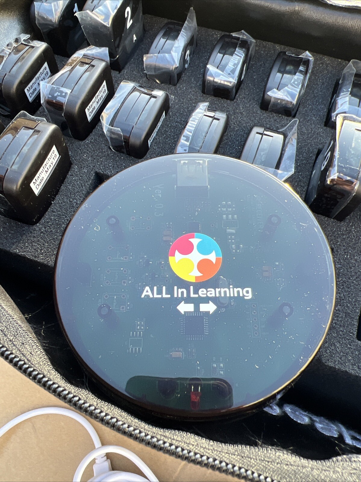 All In Learning classroom Response system with 26 Remote Clickers Case, Receiver
