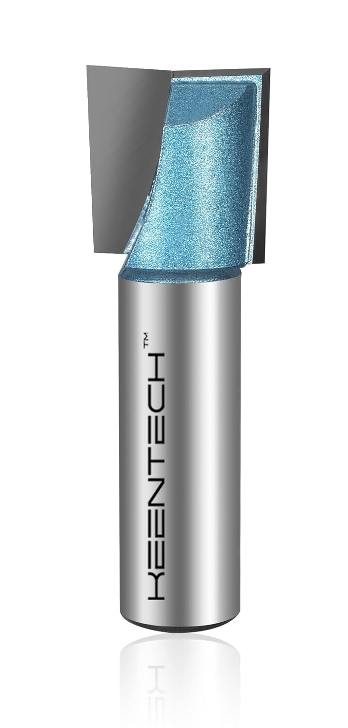 KEENTECH Router Bit 1/2" Shank 3/4" Cutting Diameter 3/4" Cutting Depth