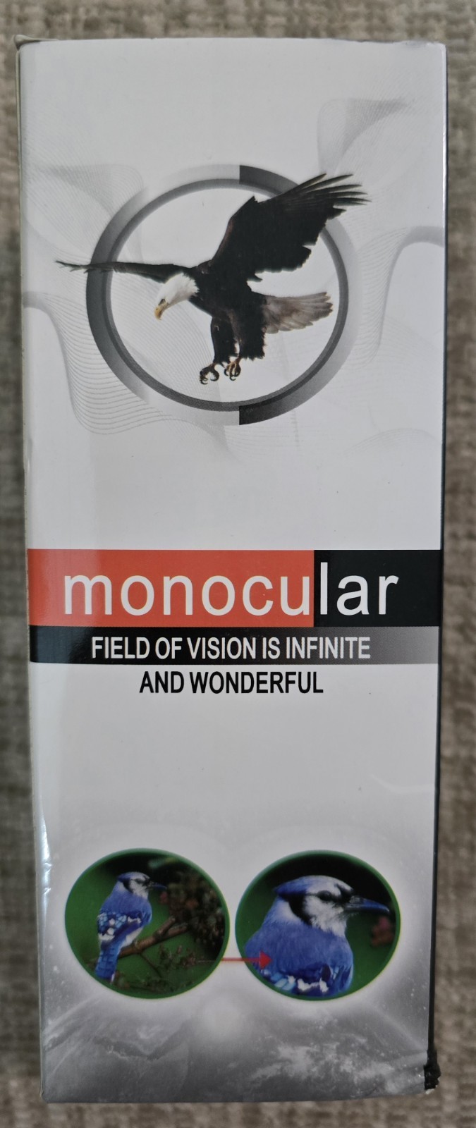 Monocular Field Of Vision Is Infinite & Wonderful Hunting Fishing Racing New
