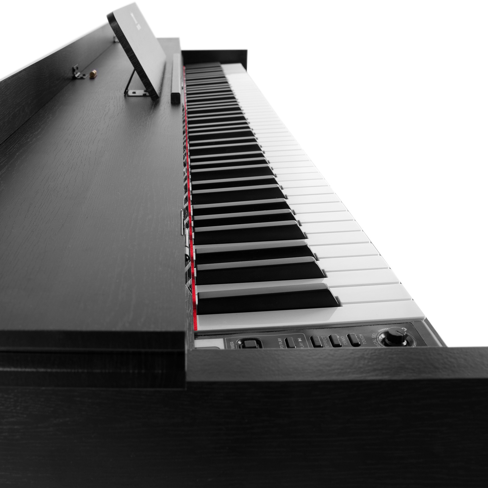 MUSTAR Black 88Key Fully Weighted Hammer Action Digital Piano Keyboard w/3-Pedal