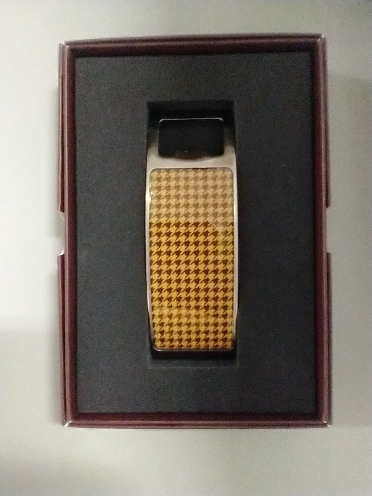 Tweed Design Metal Bottle Opener - Including Gift Box