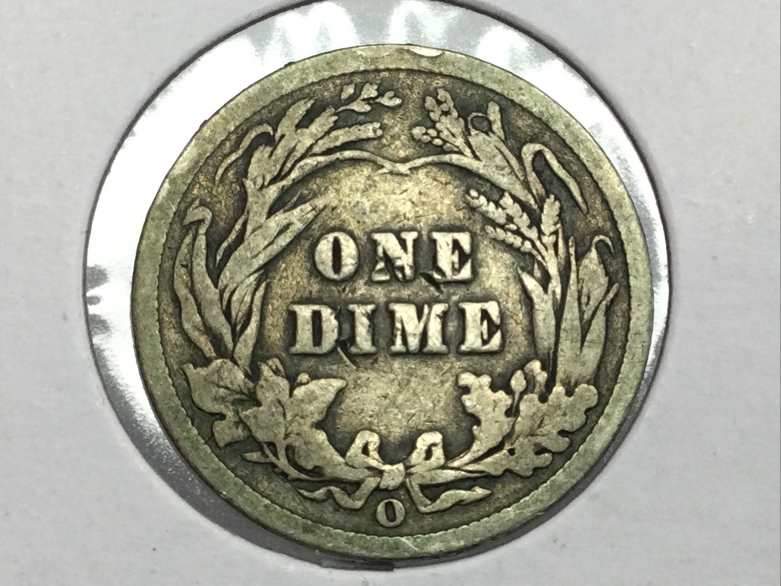 1902-O Barber Dime in very good