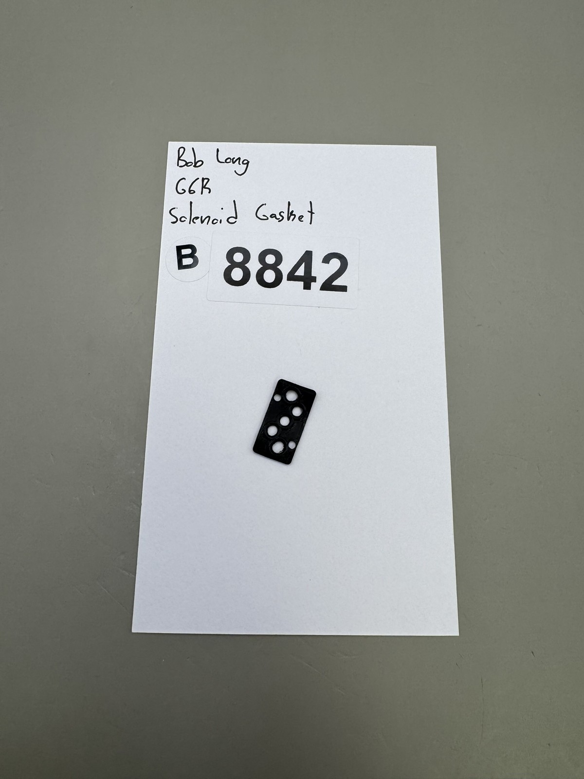 Bob Long G6R Solenoid Gasket