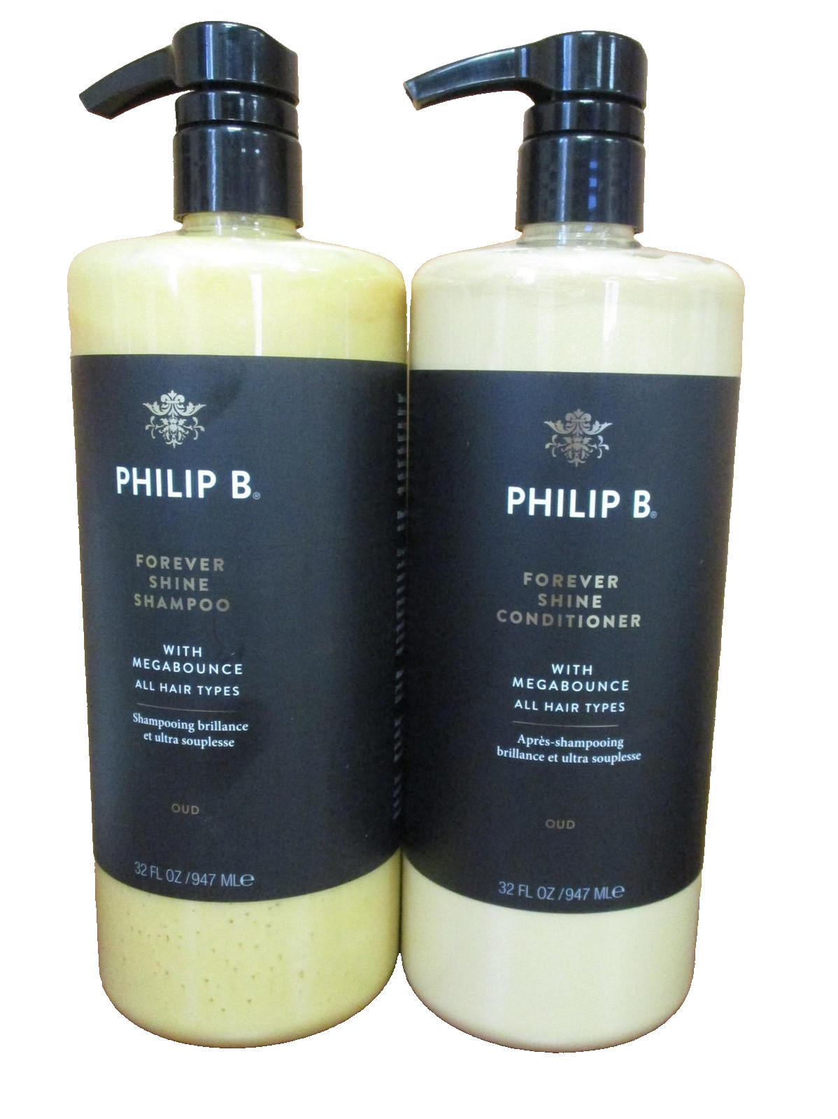 Philip B. Forever Shine Shampoo & Conditioner Set 32 oz Moisturizing Duo