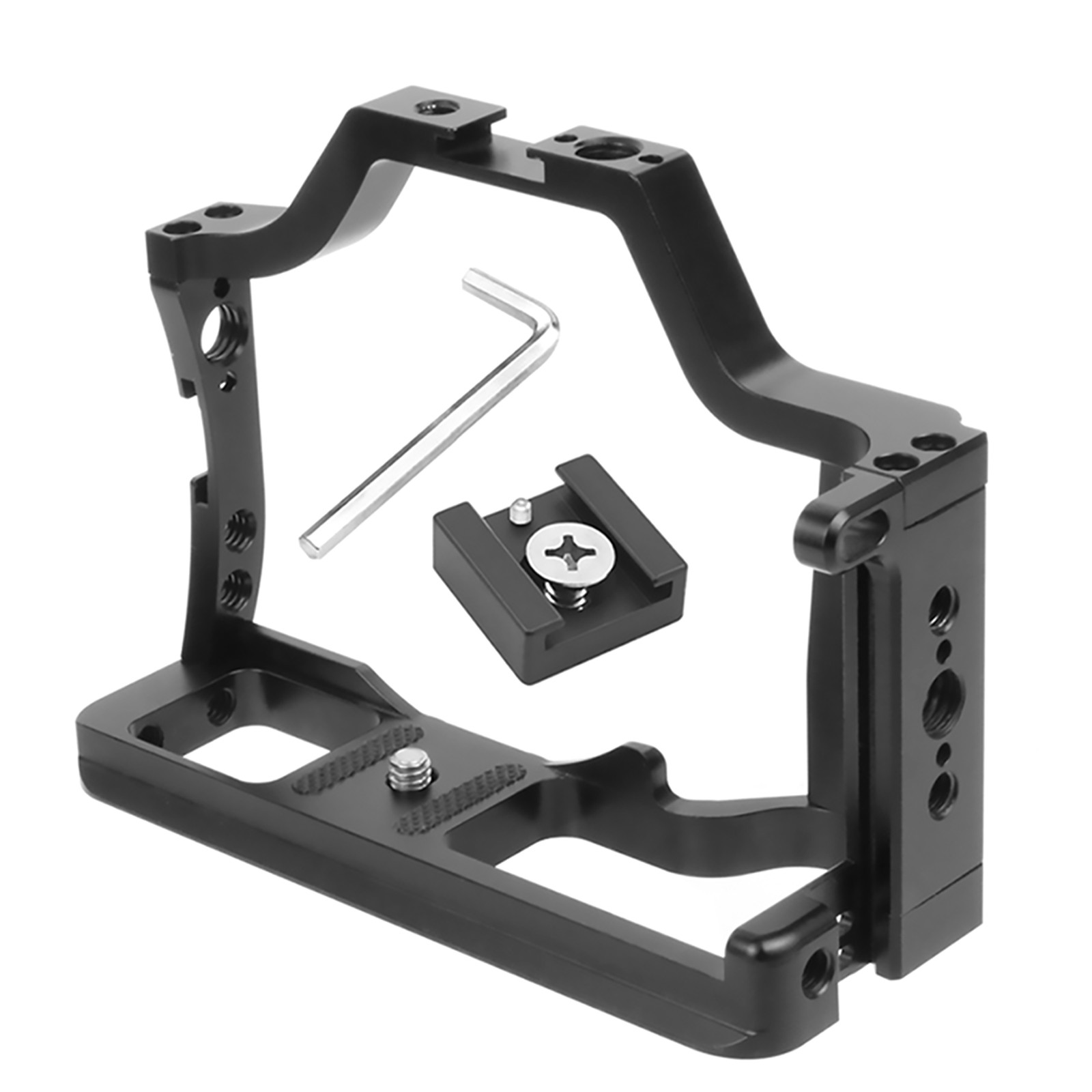 Black Camera Cage For Canon M5 M50 M50II DSLR Camera Rabbit Case Rig Case