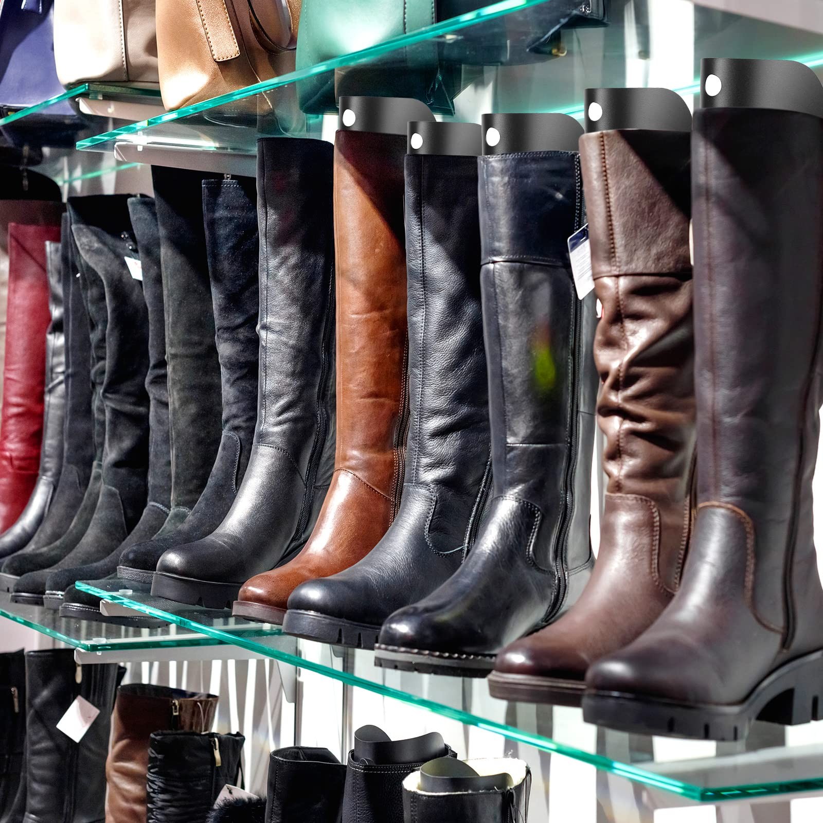 Reusable Boot Shapers for Tall Boots - 6 Pack Inserts to Maintain Shape