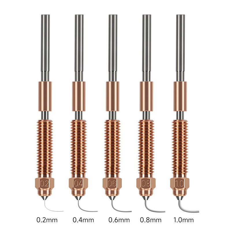 0.2mm-1.0mm K1C Nozzle Quick-Swap Nozzles for Ender-3 V3 K1C K1 Max 3D Printer