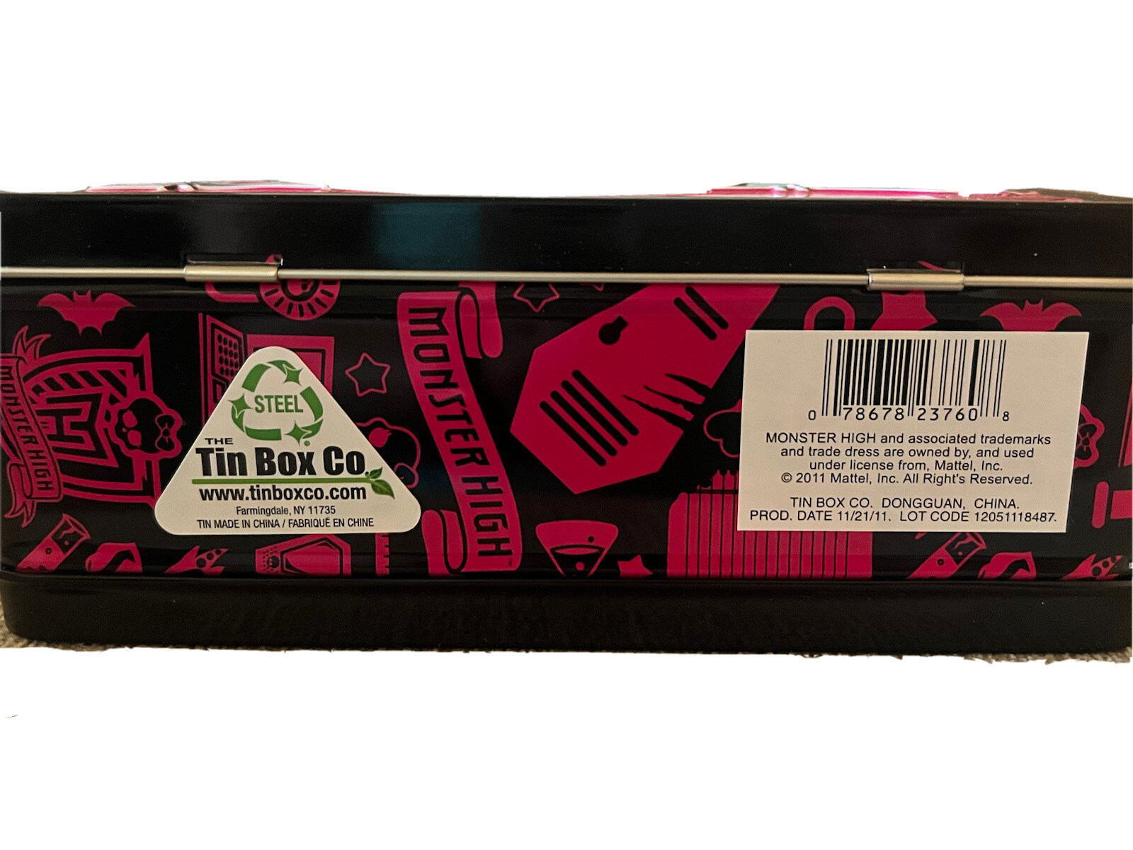 monster high tin box vintage