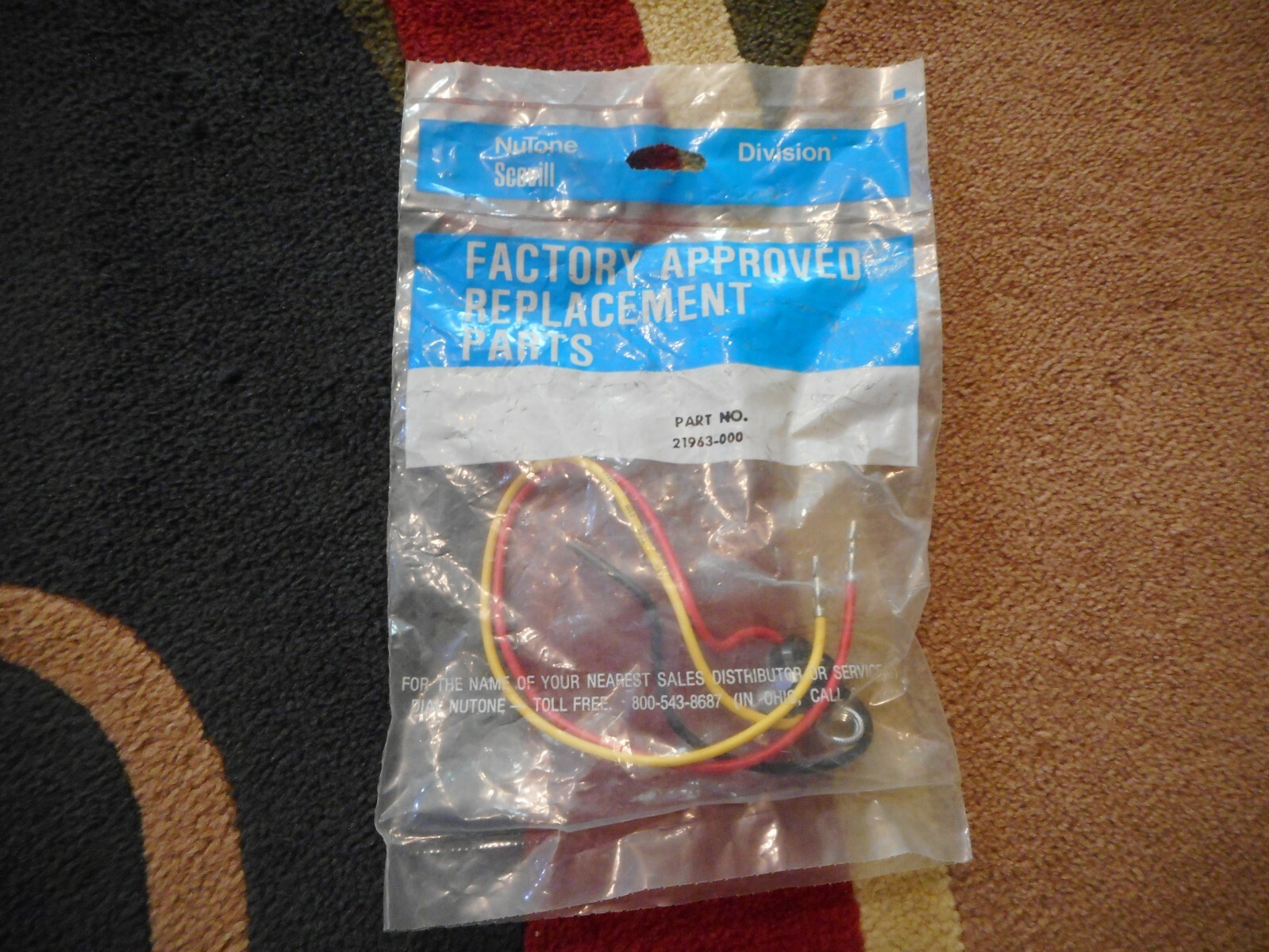 BROAN NUTONE FAN Switch 21963-000 GENUINE OEM REPLACEMENT PART (E-10)