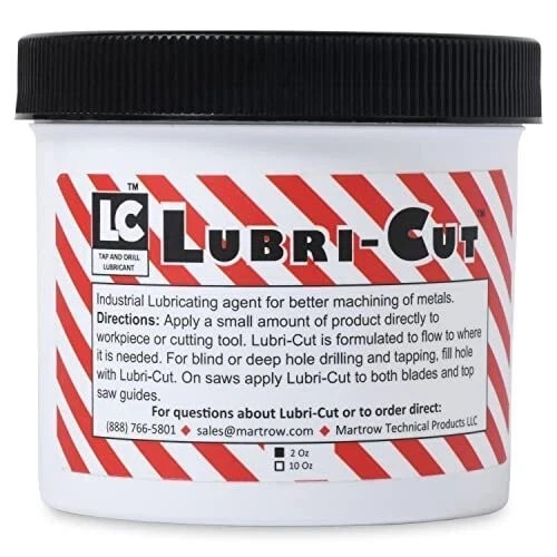 Lubri-Cut Beeswax Cutting Paste for Metal Drilling – 10 Oz Tub – Made in US/