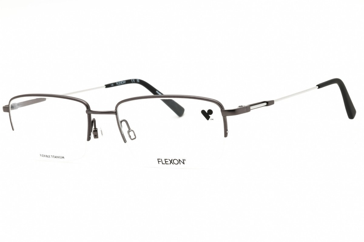 Flexon FLEXON H6000 033 Gunmetal 55mm Eyeglasses New Authentic