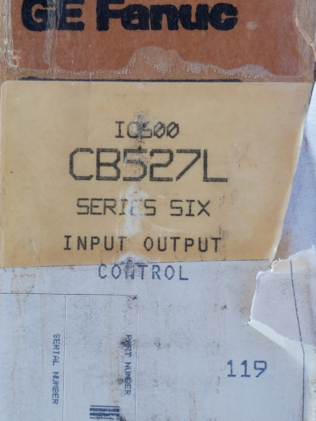 NEW GE Fanuc CB527L Control Module