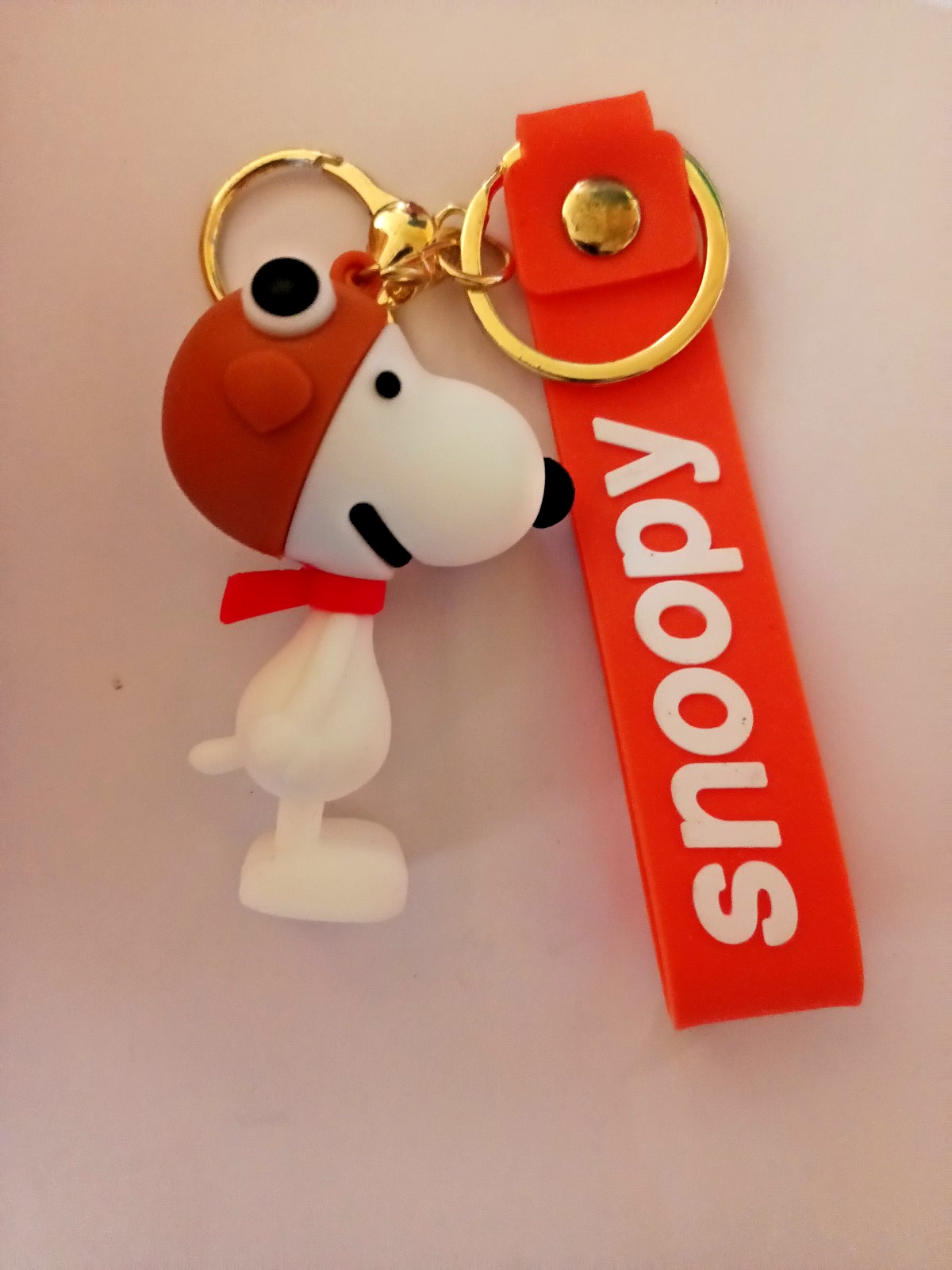 SNOOPY  KEYCHAIN / BACKPACK CLIP -PVC 3D-NEXT DAY SHIPPING