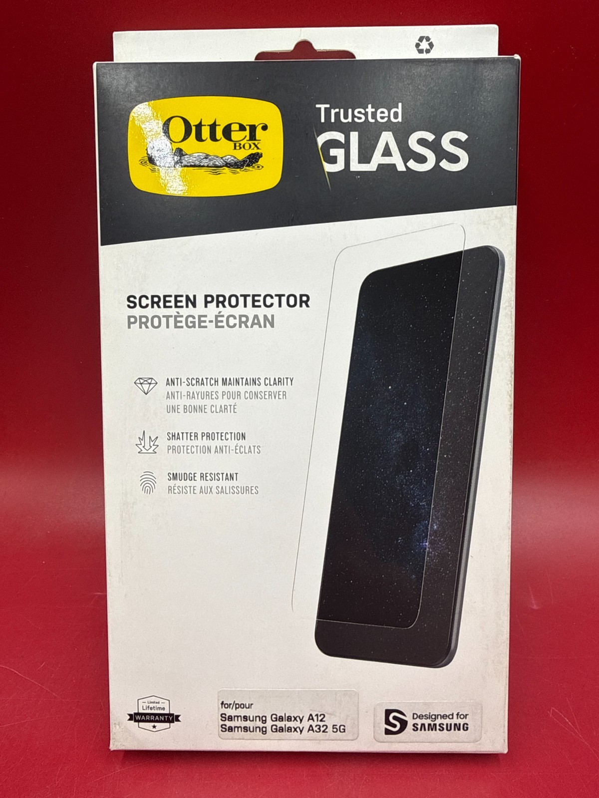 Otterbox Trusted Glass Screen Protector Samsung Galaxy A12 A32 5G 77-82226