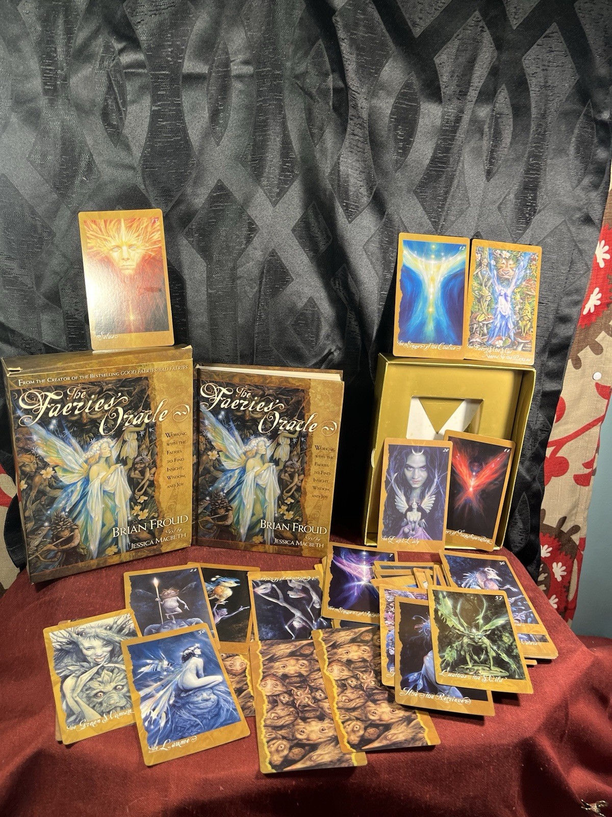 The Faeries Oracle Cards Deck by Brian Froud Jessica Macbeth Sylphs Pans Tarot