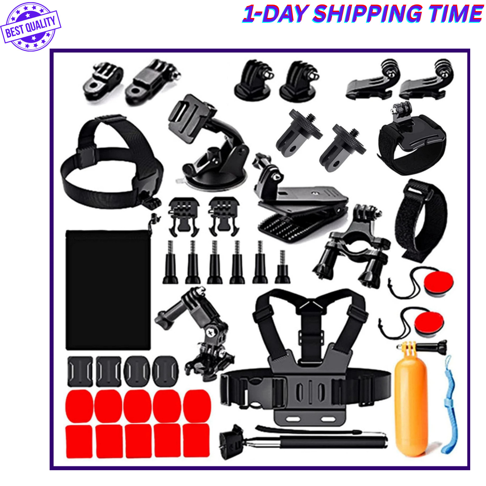 4 in 1 Action Camera Accessory Combo Kit -Compatible with Insta360 One X4,X3,X2
