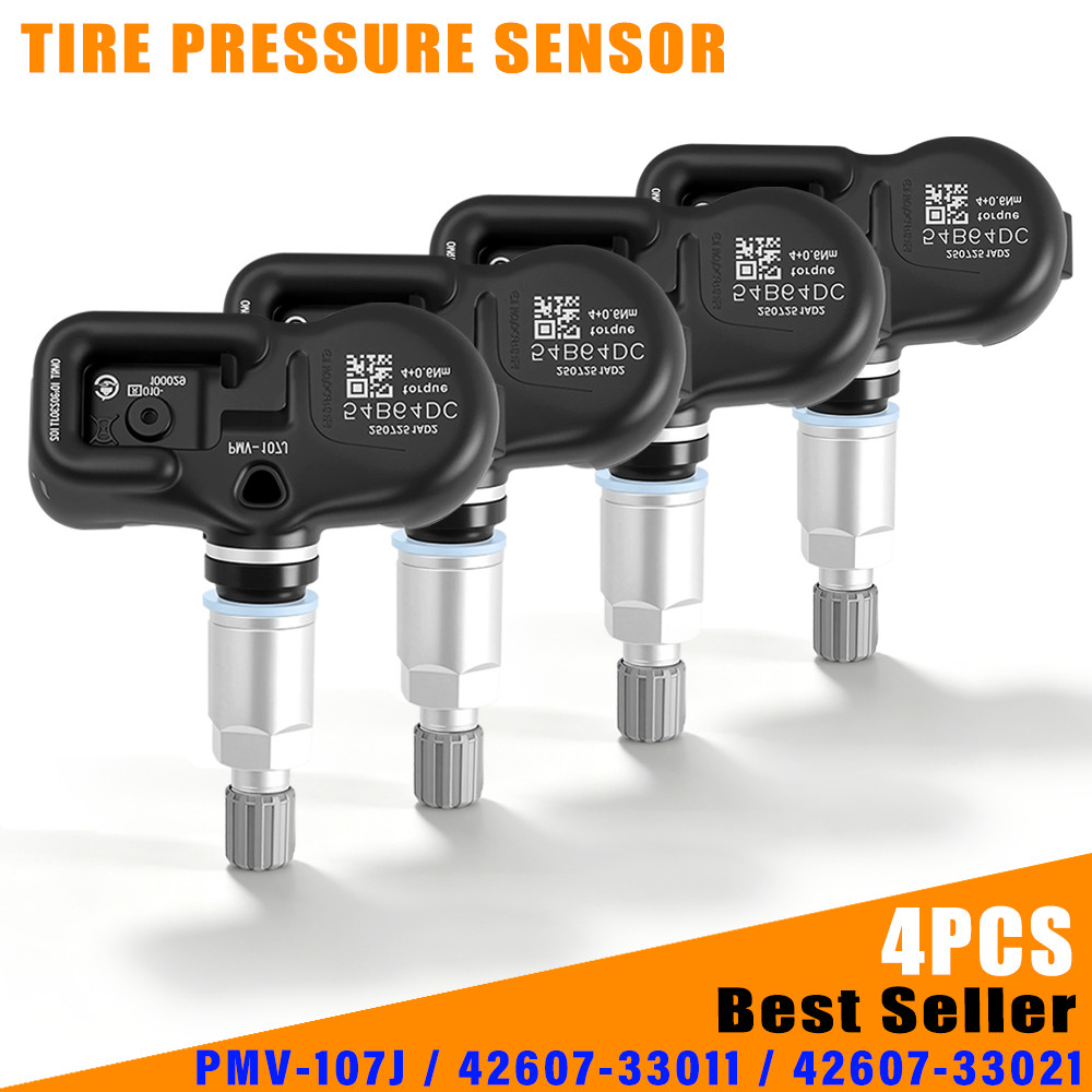 4x TPMS 42607-33011 Tire Pressure Sensor PMV-107J for Toyota Prius 2006-2015