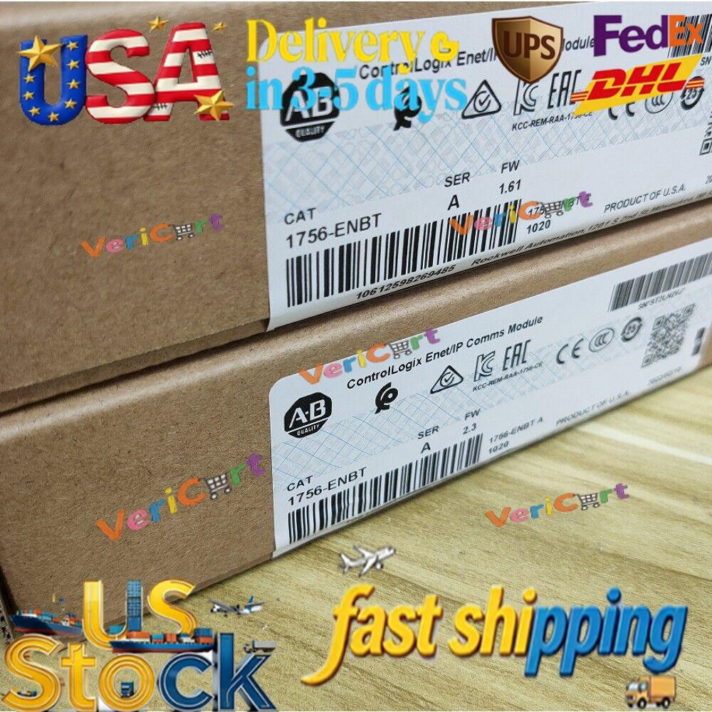 NEW- Sealed AB 1756-ENBT SER A ControlLogix EtherNet/IP Module 1756ENBT USA