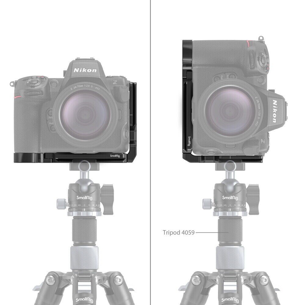 SmallRig Z 8 L-Bracket for Nikon Camera Quick Release L-Shape Mount Plate -3942