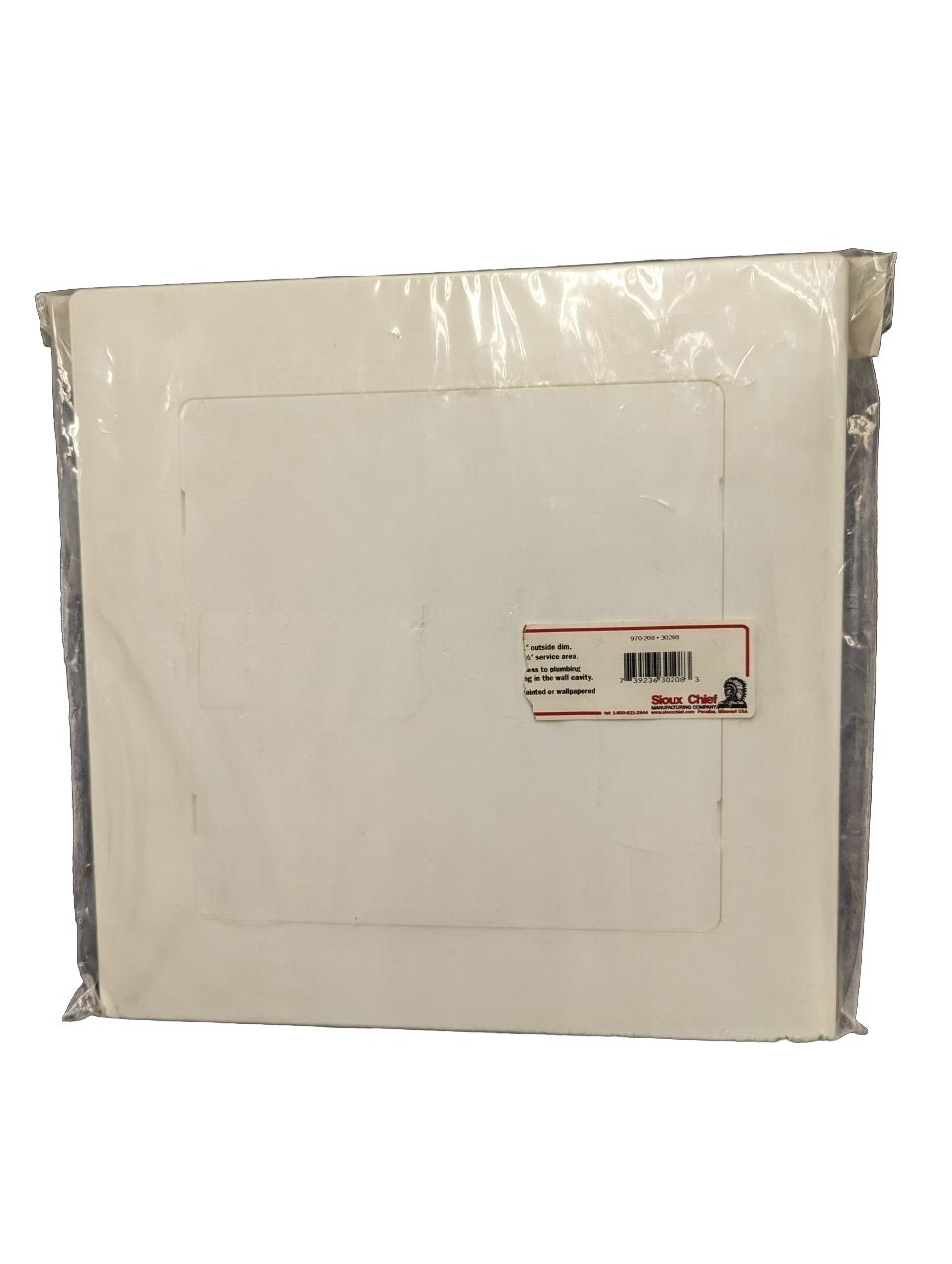NEW Sioux Chief 970-208 - 8" x 8" Plastic Access Panel Two Piece TEXTURED WHITE