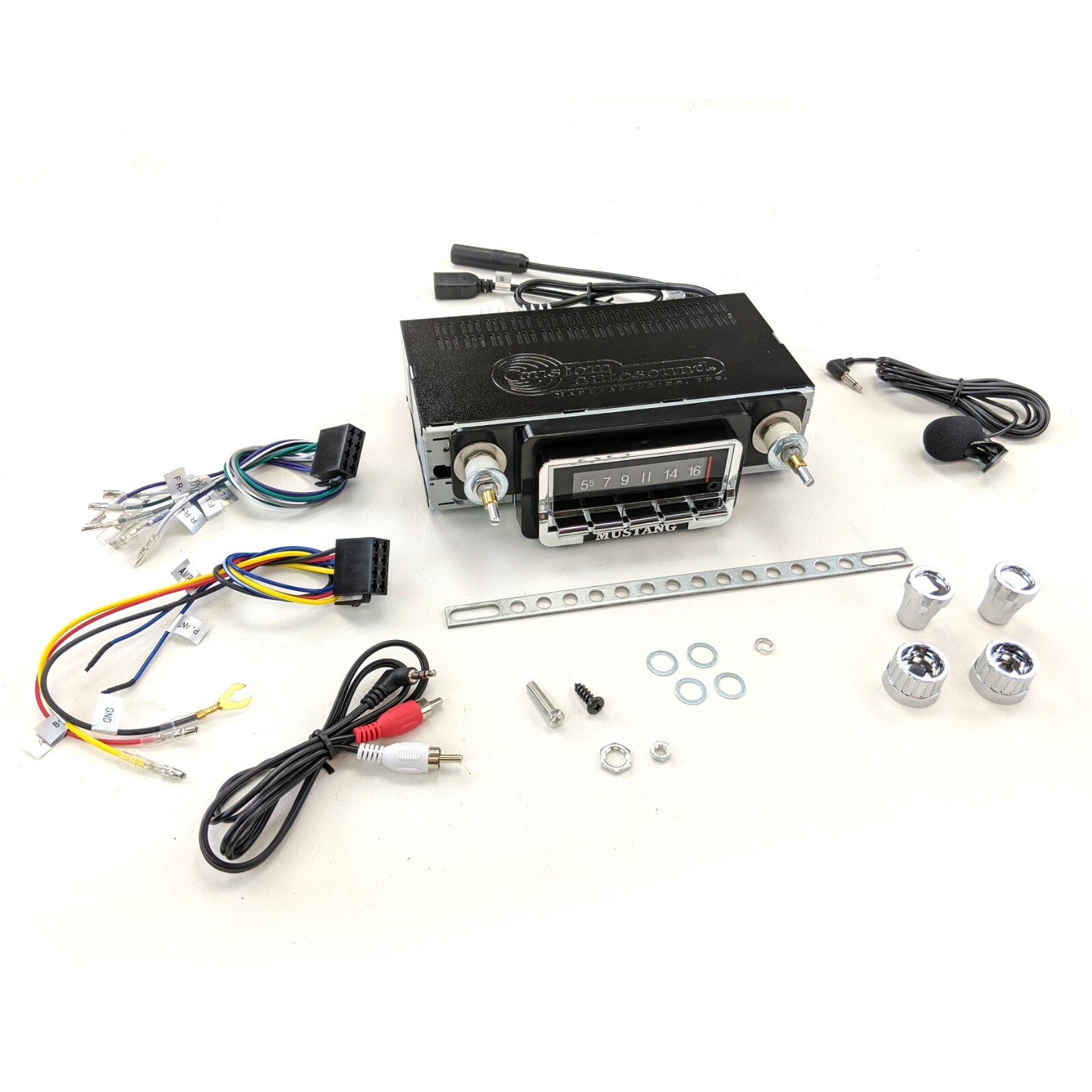 1964 - 1966 Mustang Radio USA-740 300 Watt with Bluetooth - Custom Autosound