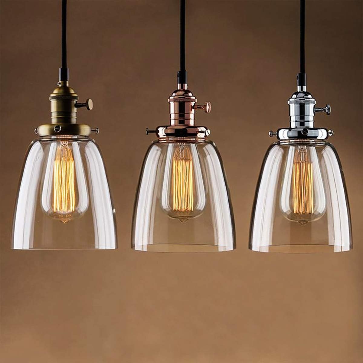 Jslinter 6-Pack Edison Light Bulb, Warm White 6 Count (Pack of 1),