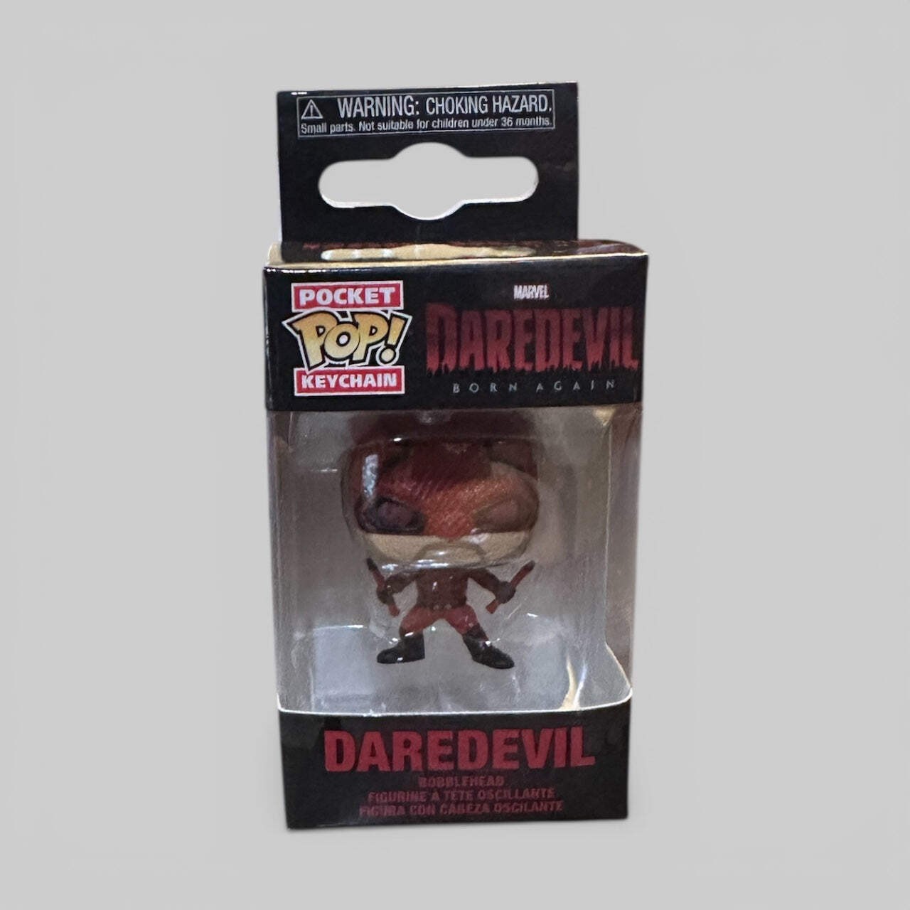 Funko POP! Marvel Pop! Keychain Daredevil (Born Again) Keychain!