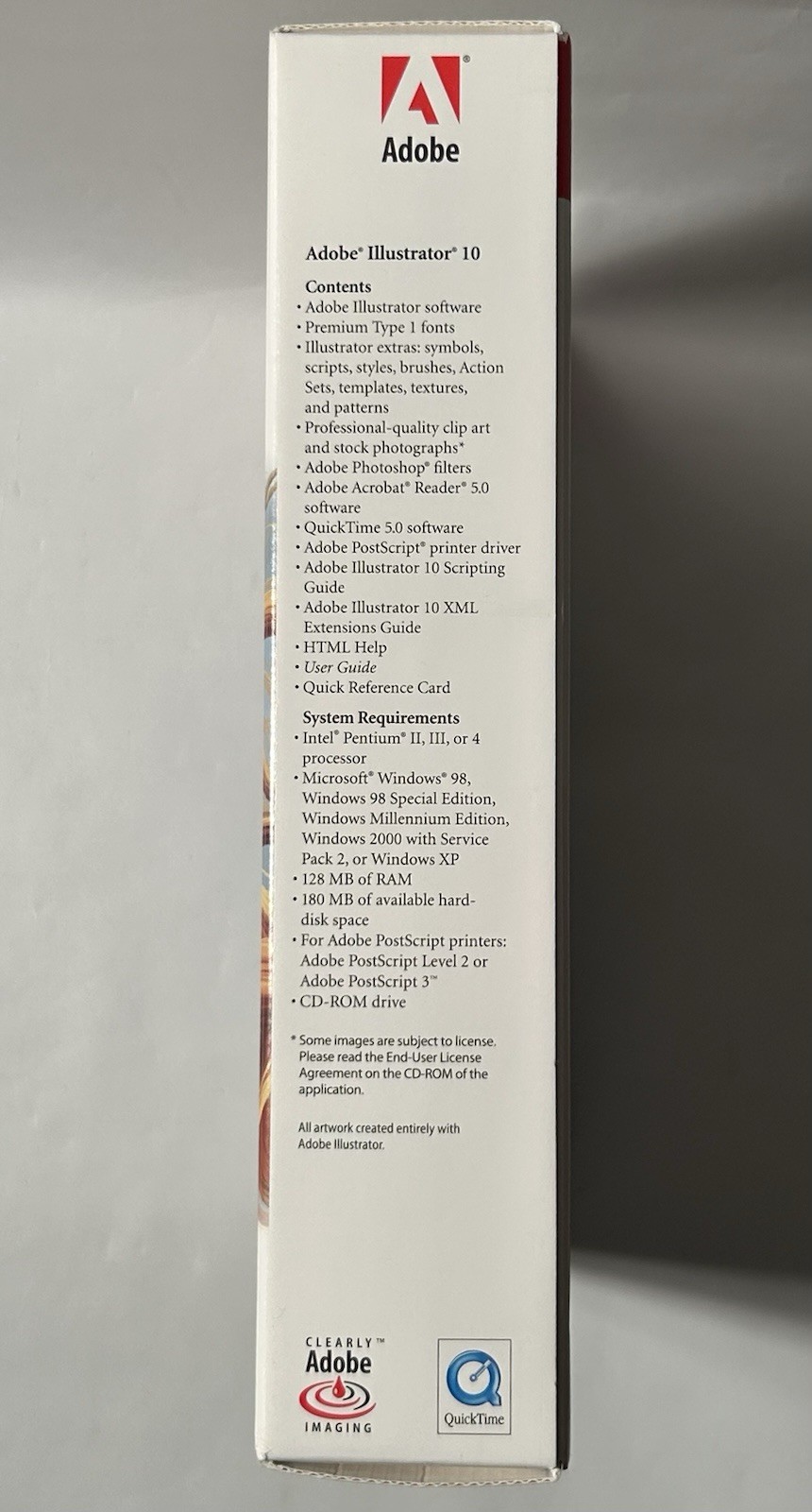 Adobe Illustrator 10 for Windows Upgrade Version with Serial Number