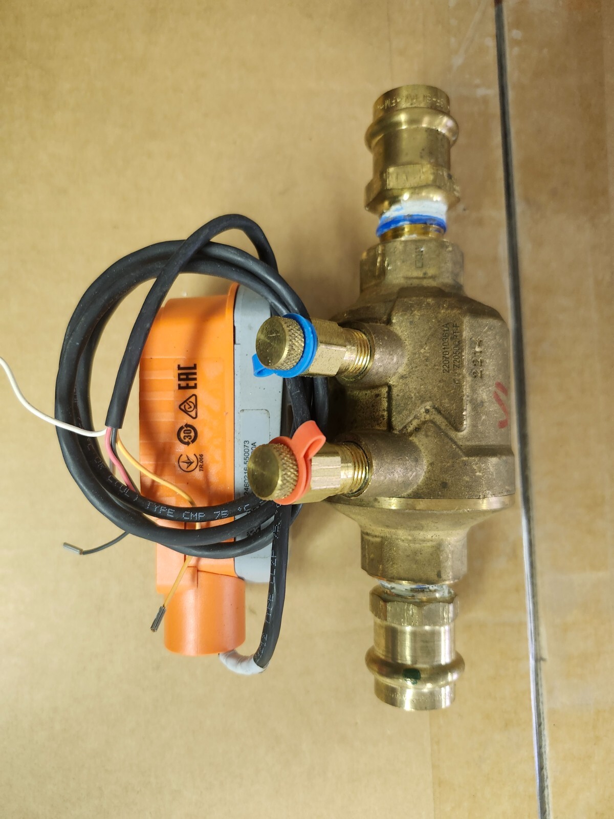Belimo Z2050QPT-F + CQKB24-SR-RL 1/2" PIQCV Valve 24V Modulating New