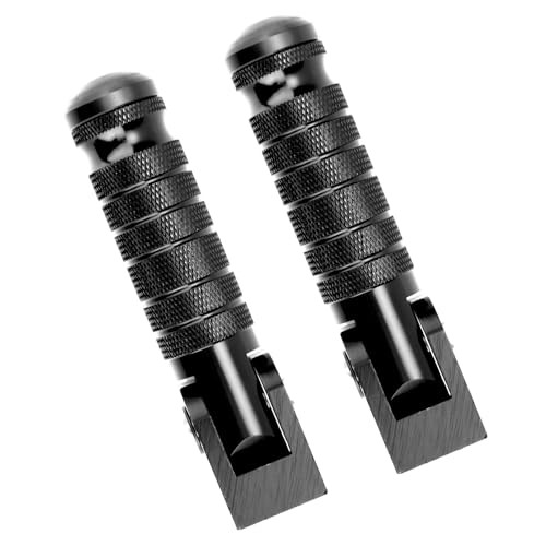 2pcs M8 Cnc Motorcycle Foot Pegs, 90 Degree Foldable Motorcycle Pedals