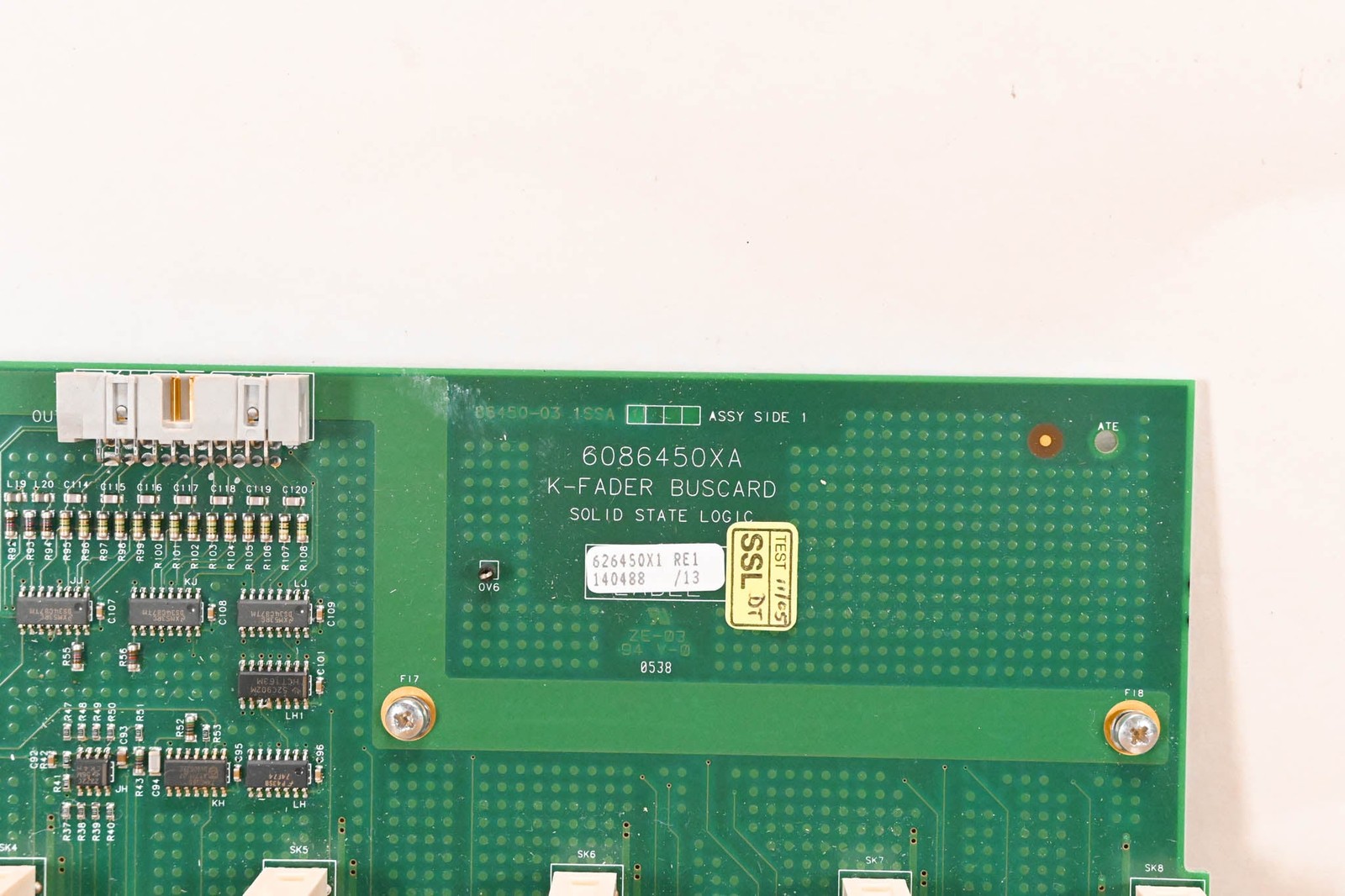Solid State Logic SSL C300 HD K-Fader Buscard CG01U0A