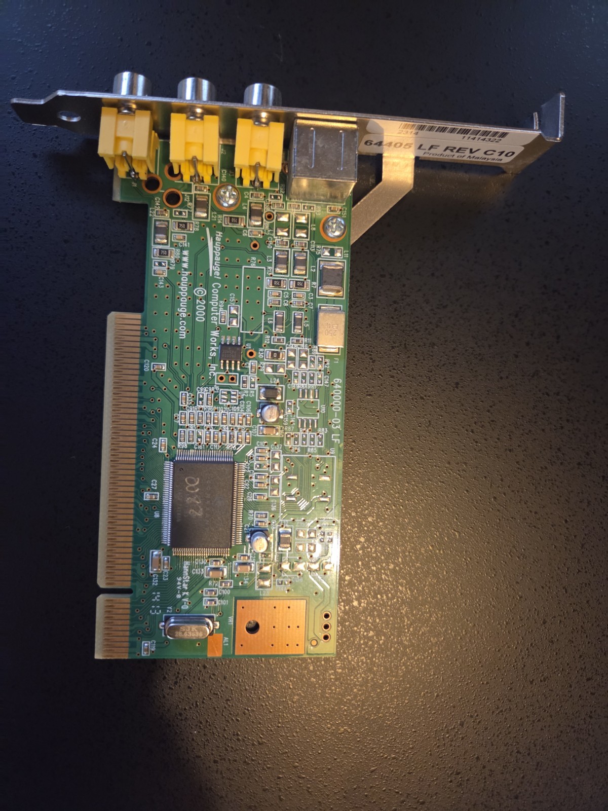 Hauppauge 64405 LF PCI Video Acquisition Card