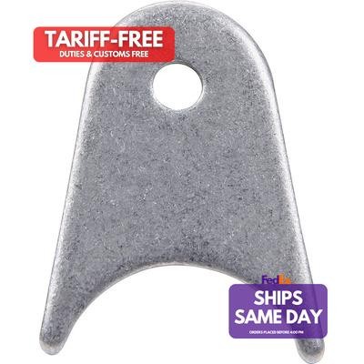 Allstar ALL60003-25, Set of 25 Natural Steel 1/8In Radius Tabs 1/4In Hole 25Pk
