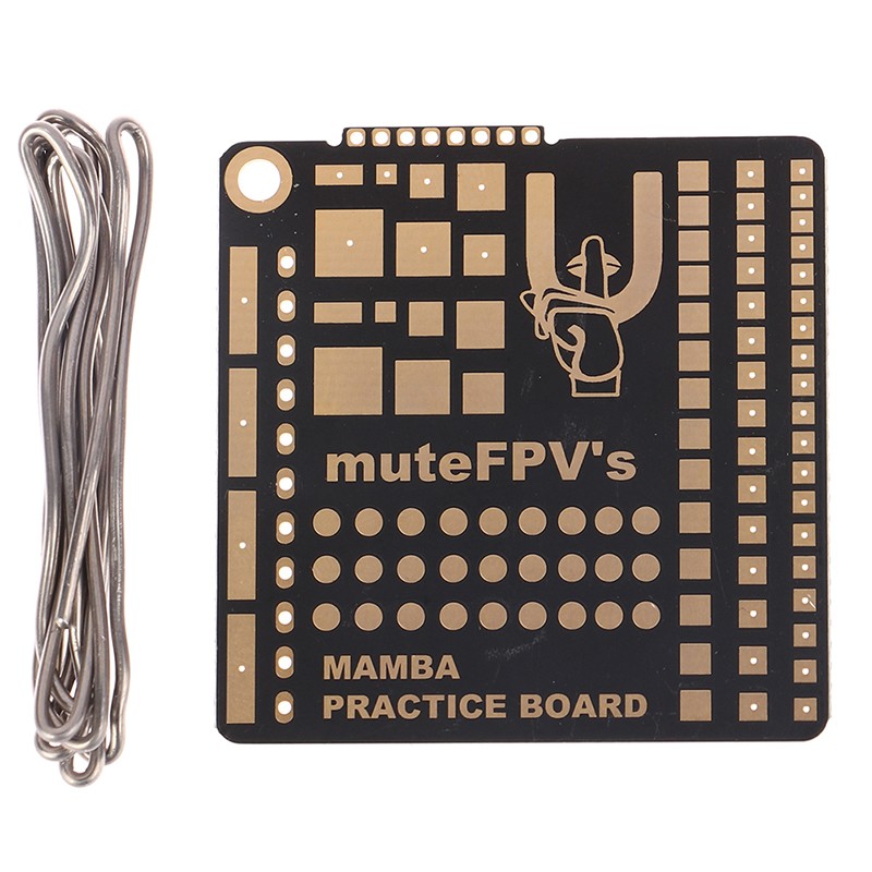 DIATONE MAMBA Soldering Practice Board 49X49X1.6mm for FPV Beginner New Pilots