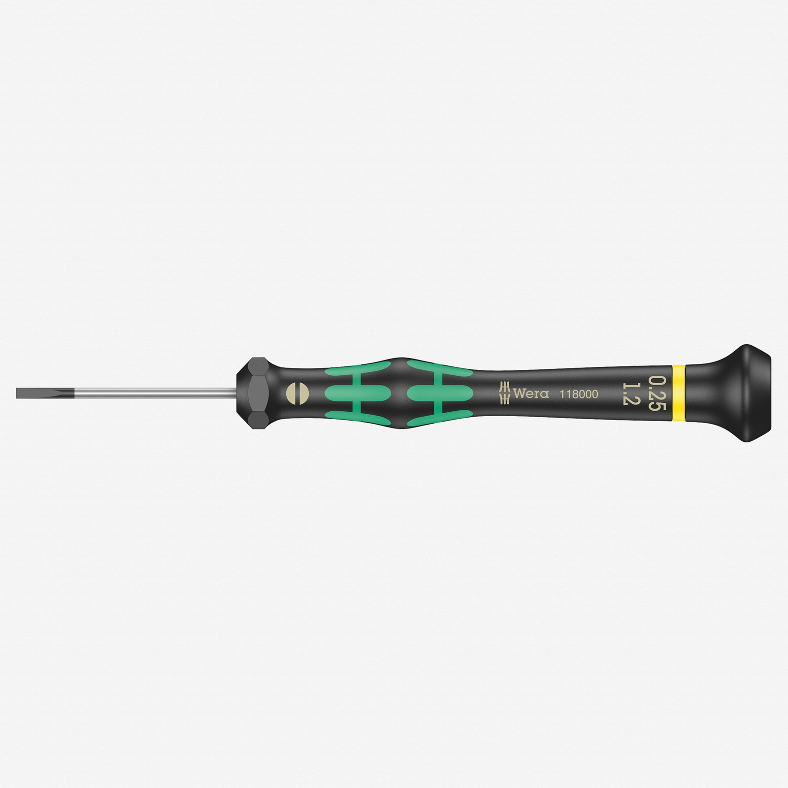 Wera 118000 1.2 x 40mm Kraftform Micro Slotted Precision Screwdriver 05118000002