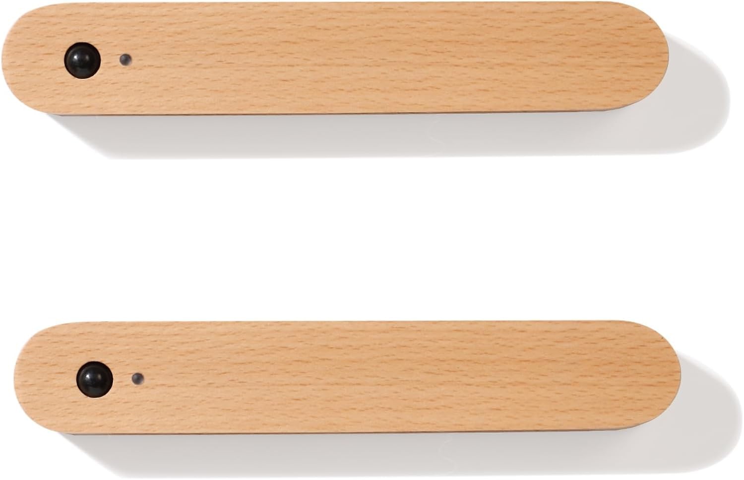 Wooden Motion Sensor Wall Light Magnetic Rechargeable Hallway 2-Pack