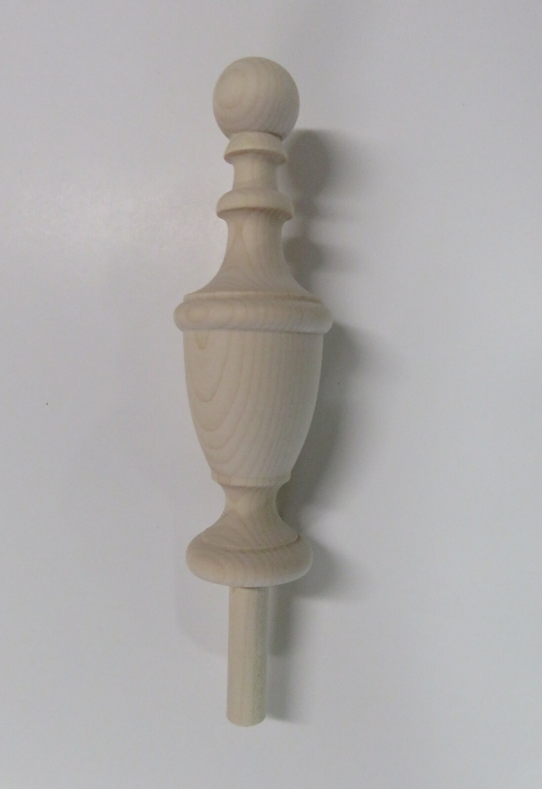 Wooden Finial-Choice-Cherry-Oak-Maple-Walnut-Mahogany Unfinished bedpost #62