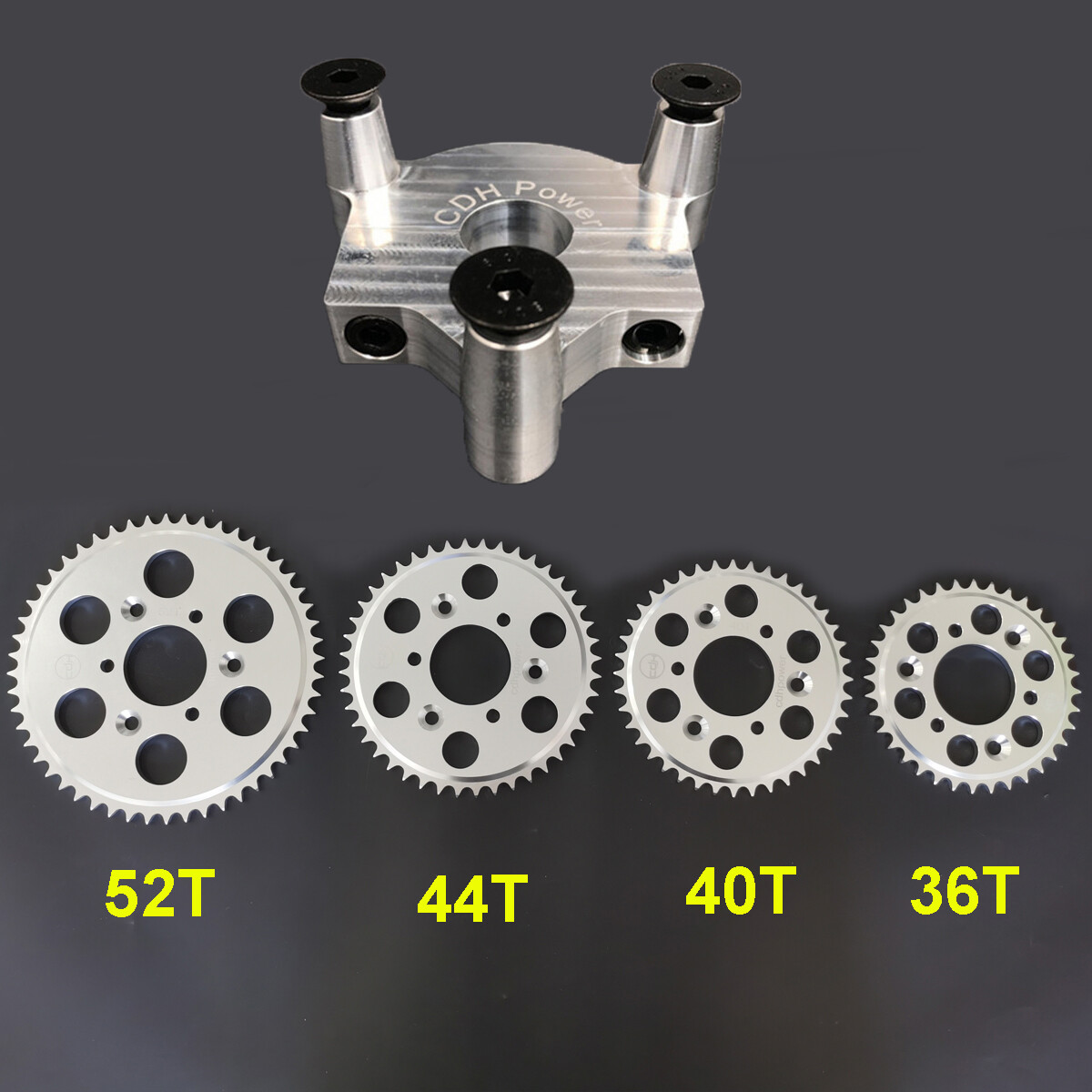 Rear Hub Adapter 1"/1 inch & High Performance CNC Sprocket-Gas Motorized Bicycle