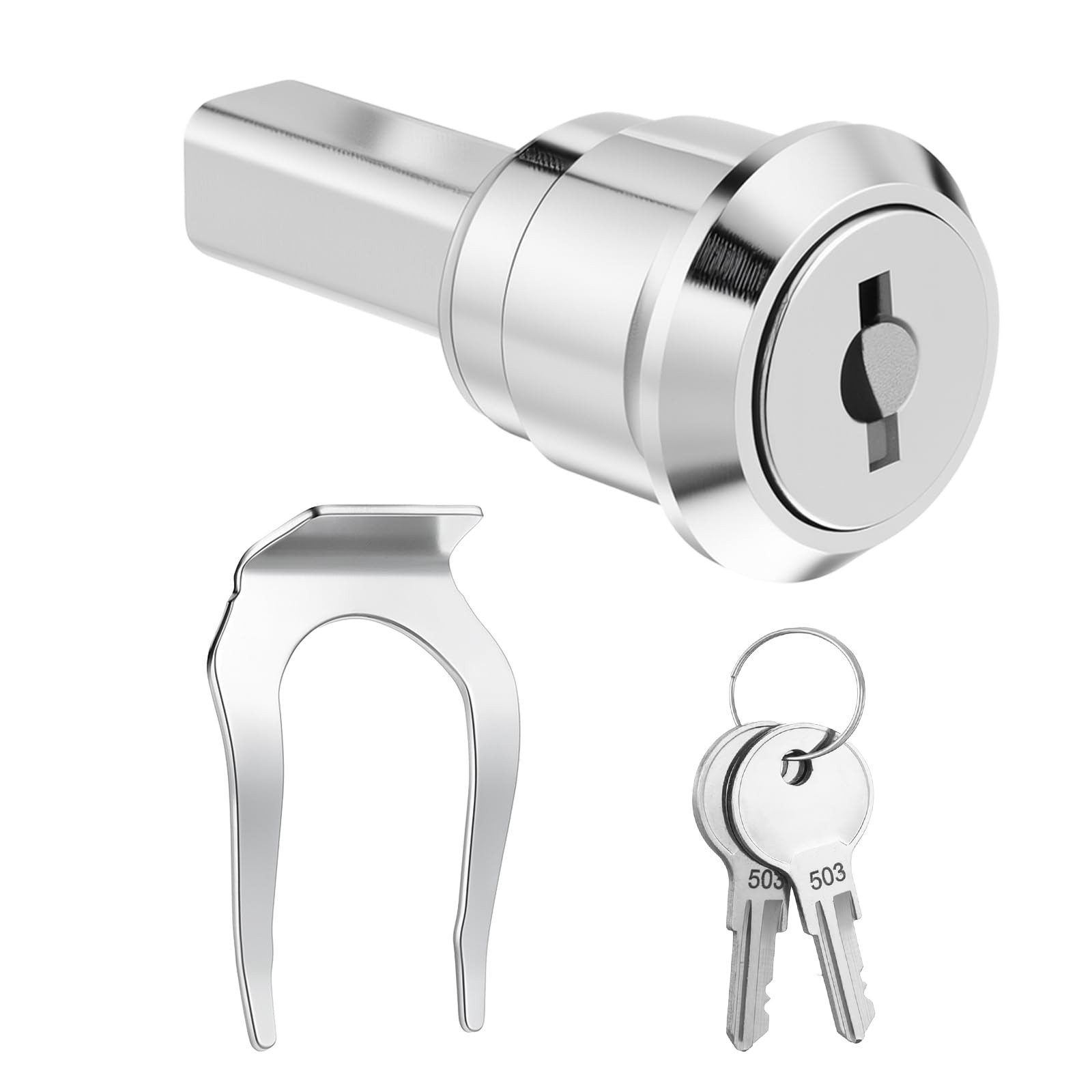Tool Box Locks with Keys, Metal Cam Lock Zinc Alloy Cabinet Locks Insert Link...