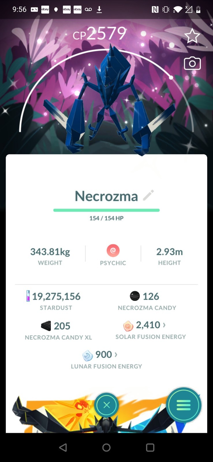 Shiny Necrozma Special Background - Pokémon Trade Go